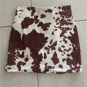 Show Me Your Mumu cow print skirt XS